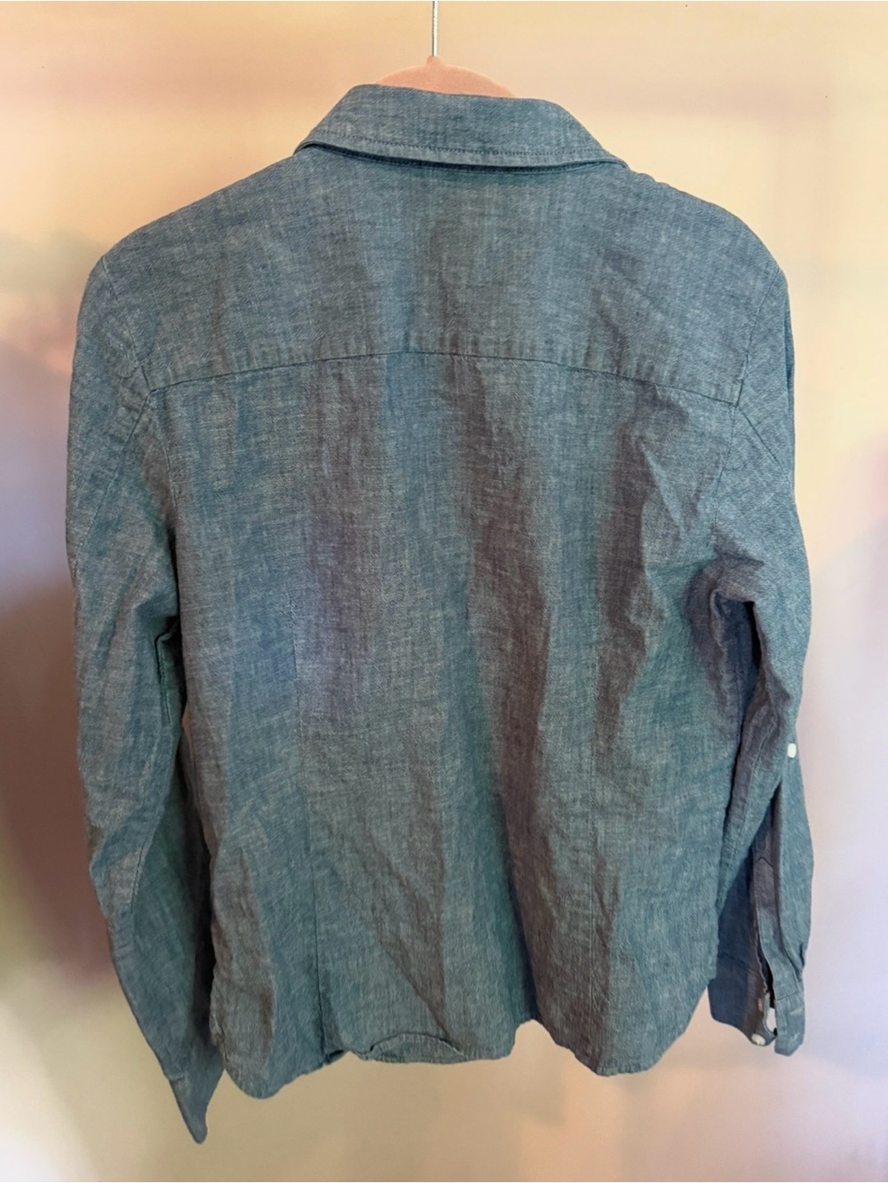 Tommy Hilfiger Blue 100% Cotton Button Down Shirt Size 6 - Picture 3 of 8